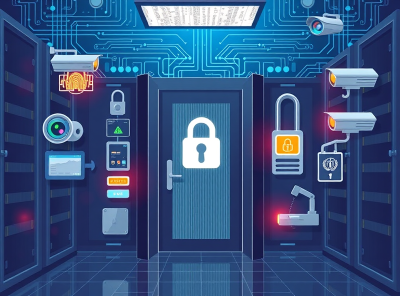 Multi-layered datacenter security systems with biometric controls
